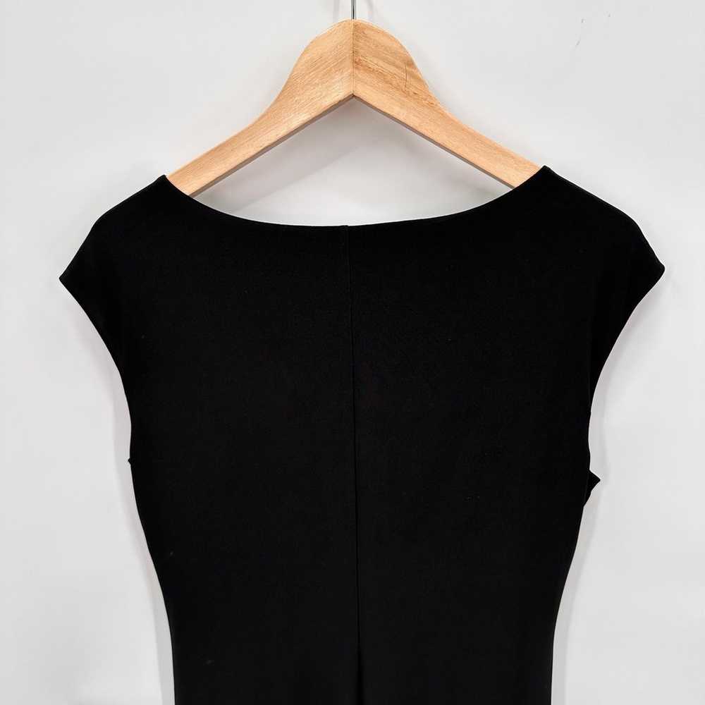 LAUREN RALPH LAUREN Stretch Jersey Black Drape Ne… - image 8