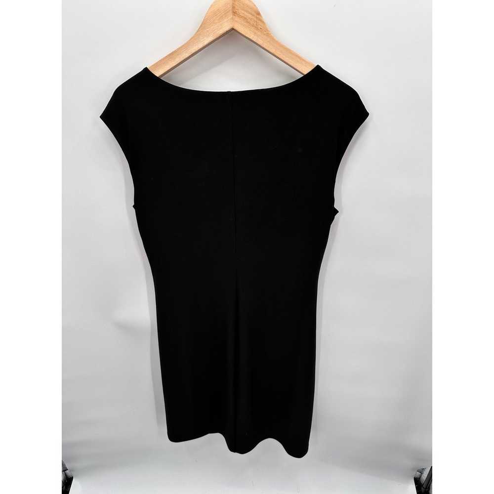 LAUREN RALPH LAUREN Stretch Jersey Black Drape Ne… - image 9