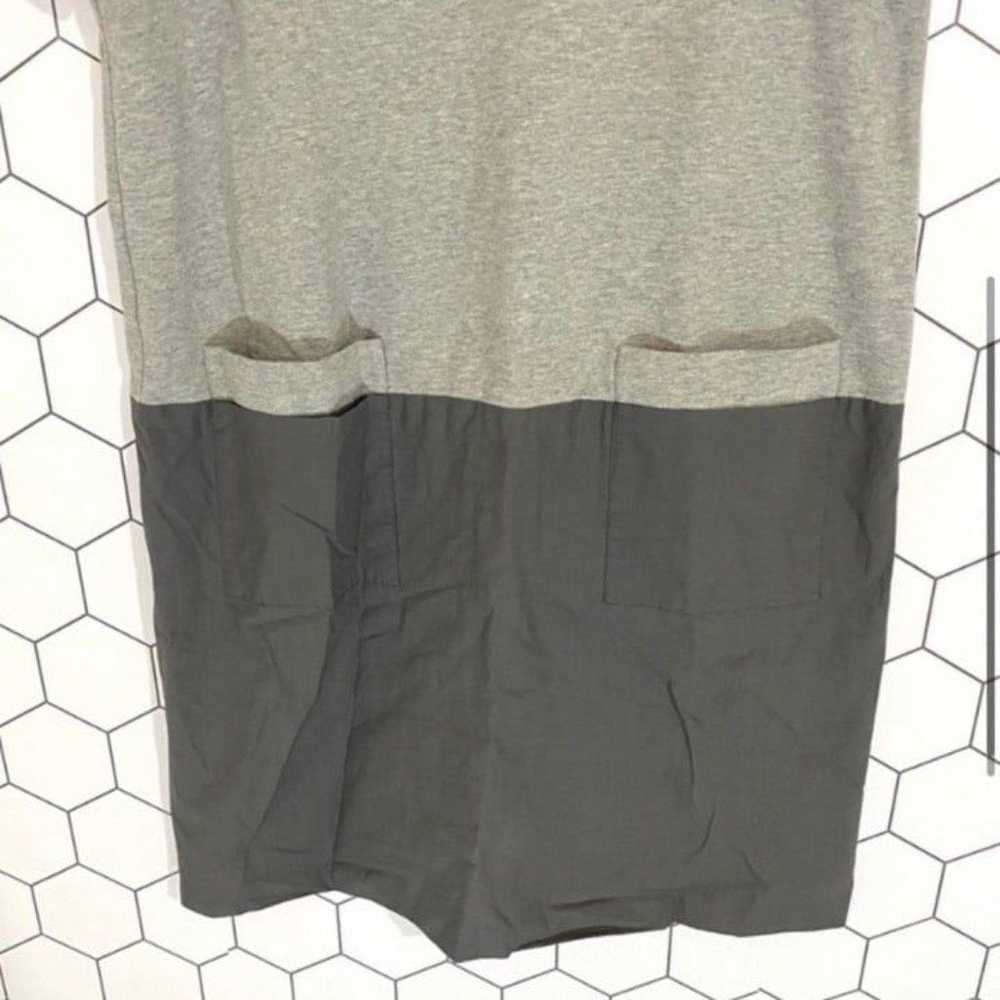 Lafayette 148 New York Color-block Gray Shift Dre… - image 4