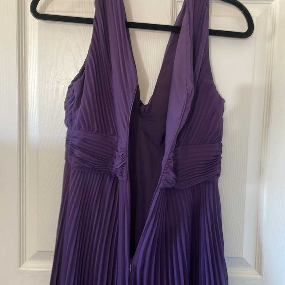 Banana Republic CHIFFON PLEATED MIDI DRESS size 4… - image 9