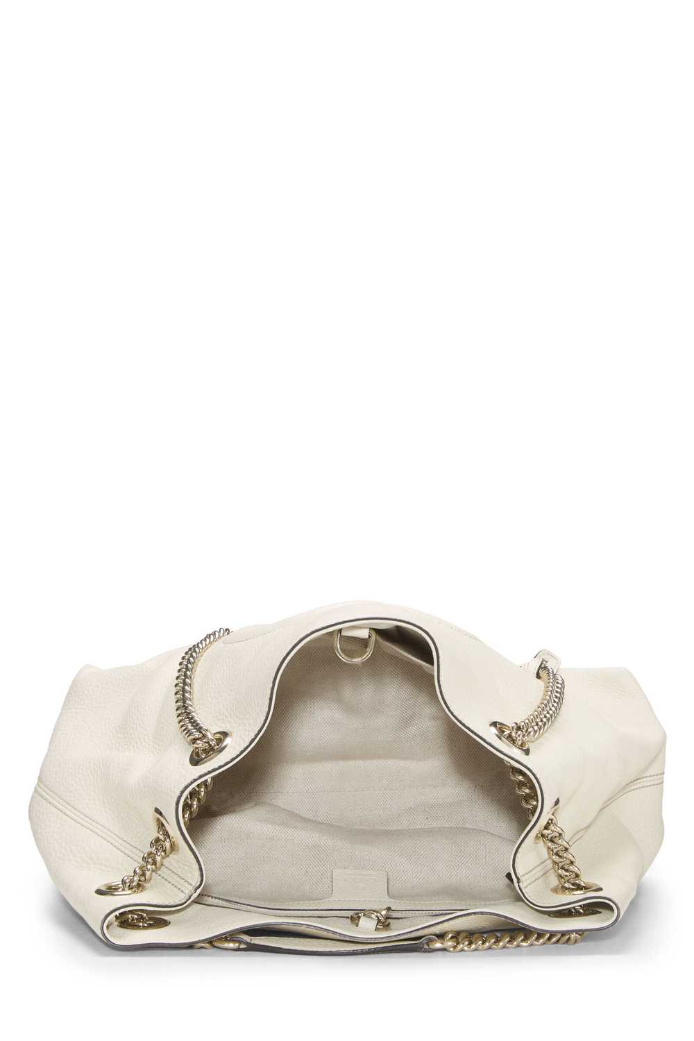 Cream Leather Soho Chain Tote Send in SMS Send in… - image 6