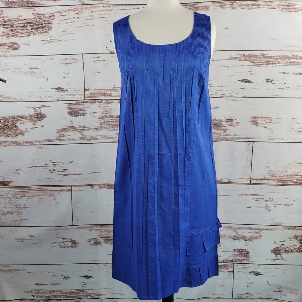 Cotelac Sleeveless Dress Electric Blue Size 0 Sma… - image 1