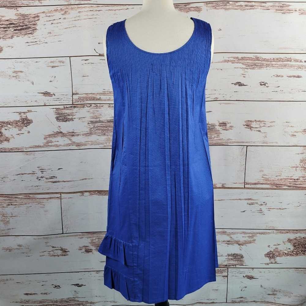 Cotelac Sleeveless Dress Electric Blue Size 0 Sma… - image 3