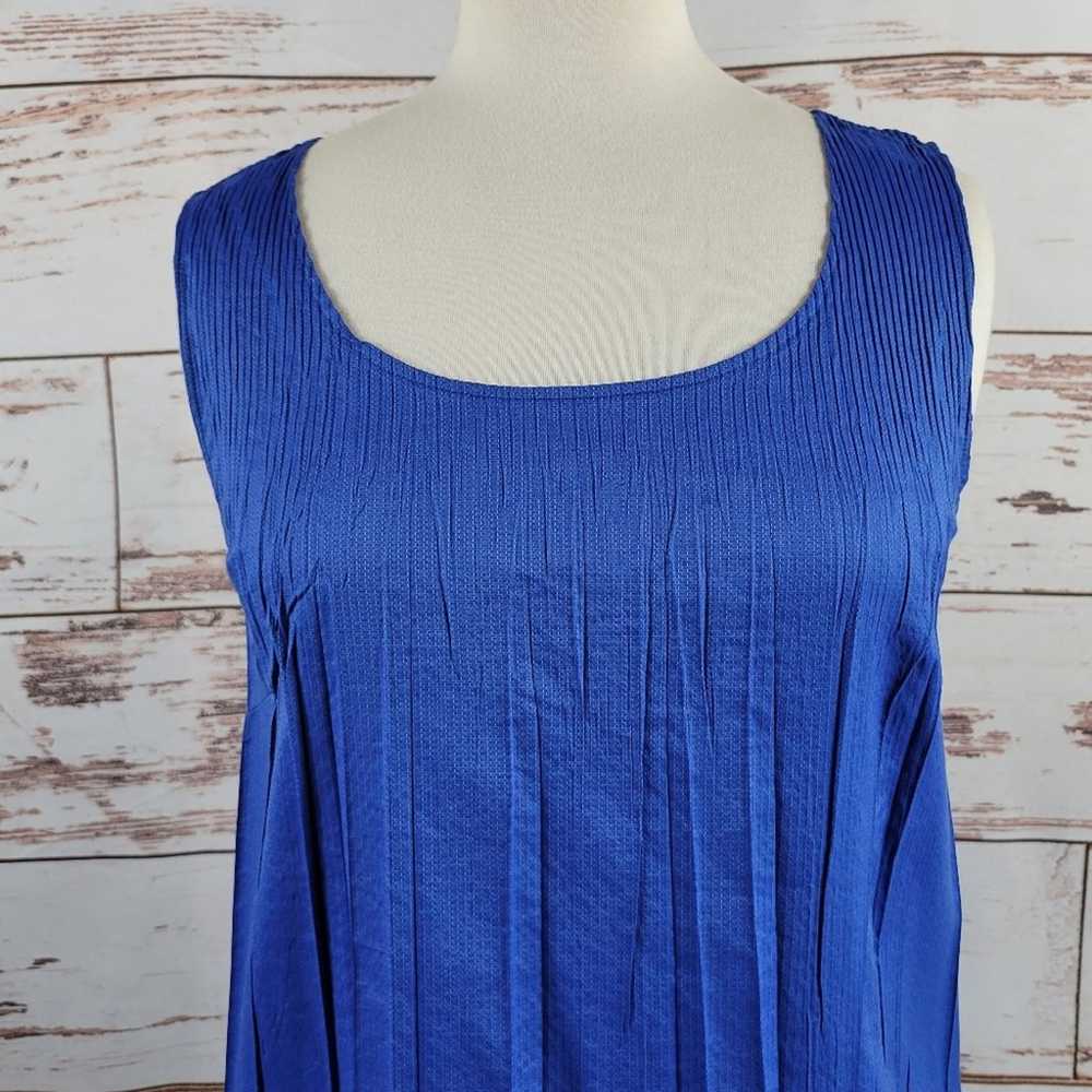 Cotelac Sleeveless Dress Electric Blue Size 0 Sma… - image 5