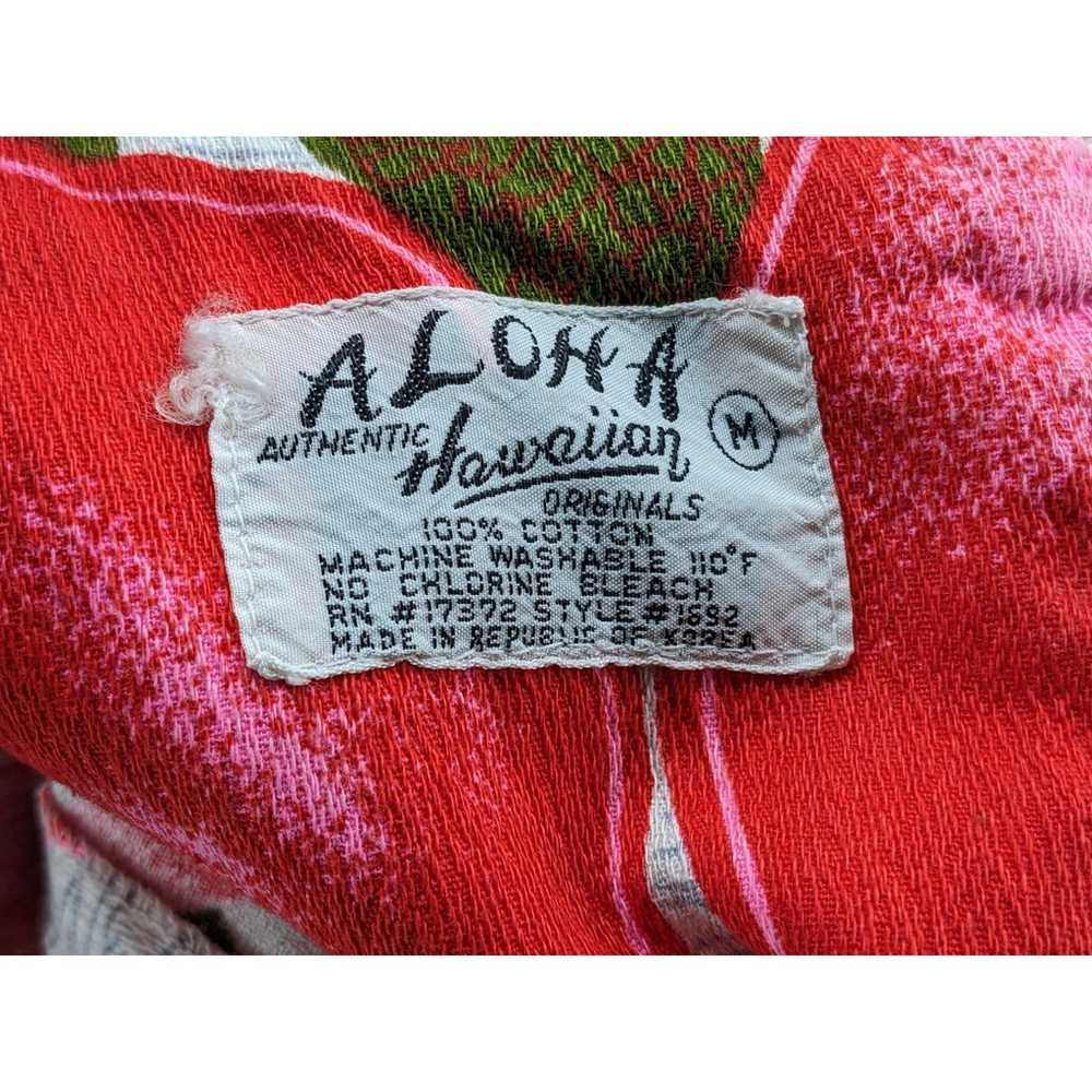 ALOHA Hawaiian Original Vintage 1960s Cotton Bark… - image 7