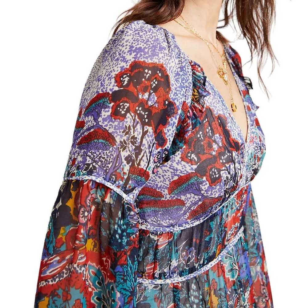 Anthropologie Maeve Annabella Boho Tiered Maxi Dr… - image 3