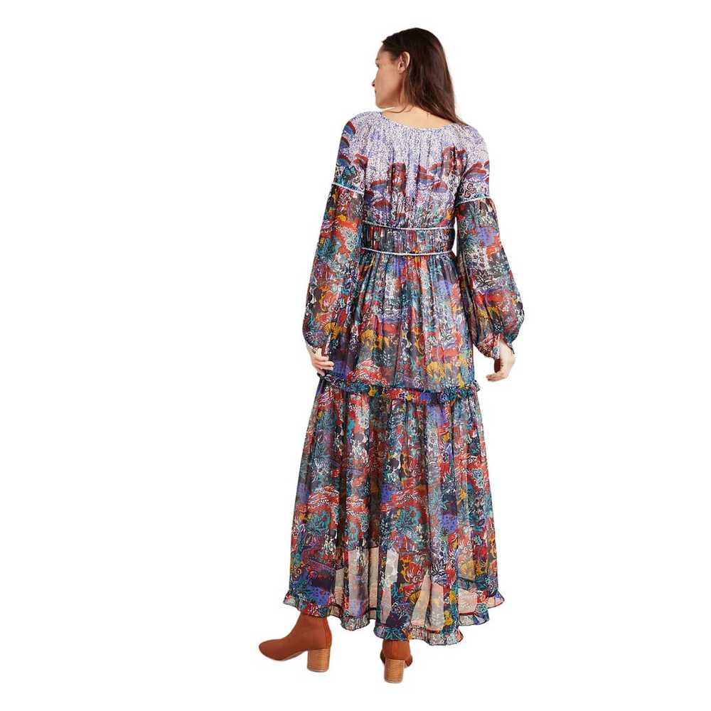 Anthropologie Maeve Annabella Boho Tiered Maxi Dr… - image 4