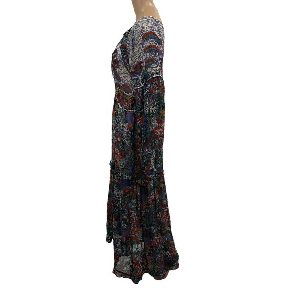 Anthropologie Maeve Annabella Boho Tiered Maxi Dr… - image 8