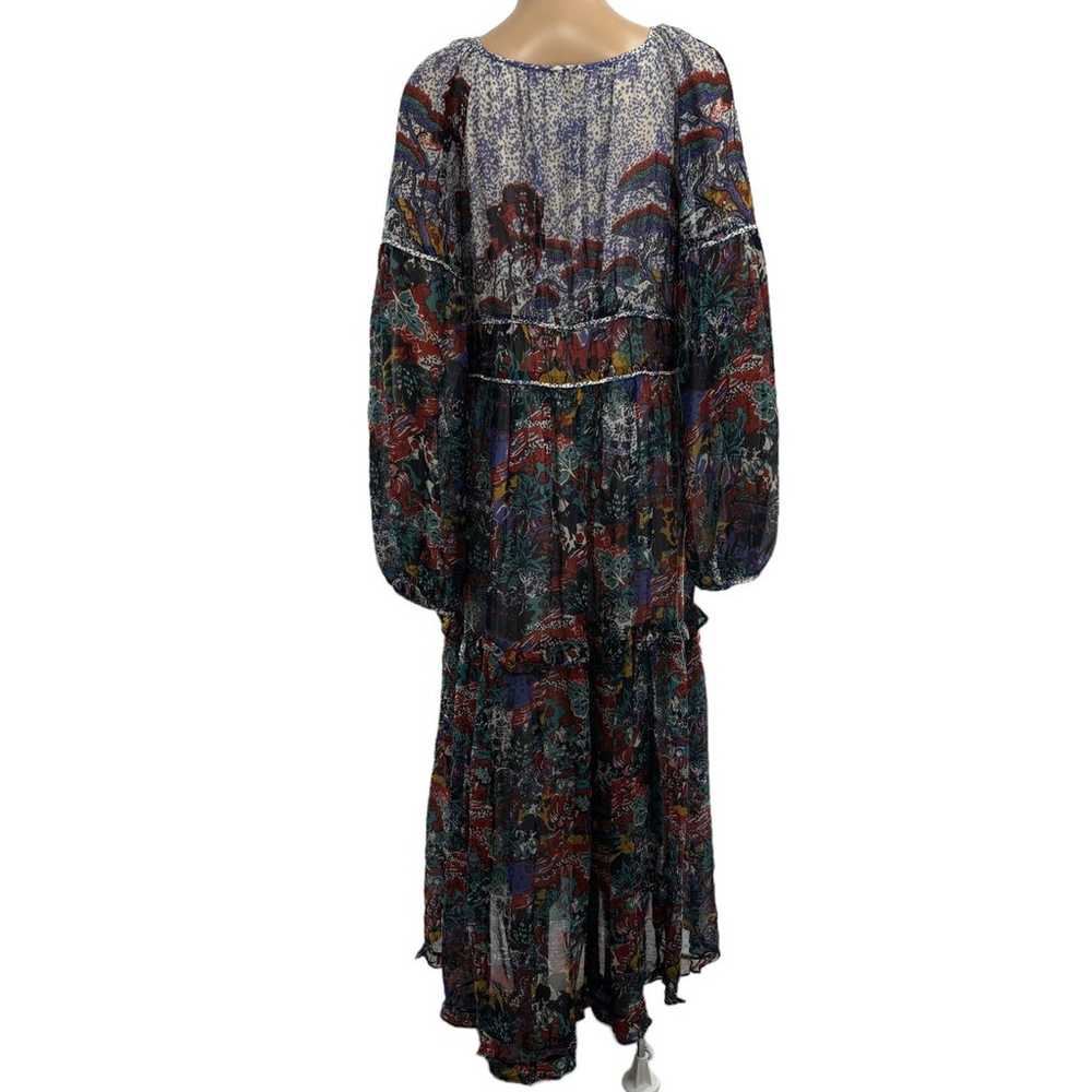 Anthropologie Maeve Annabella Boho Tiered Maxi Dr… - image 9