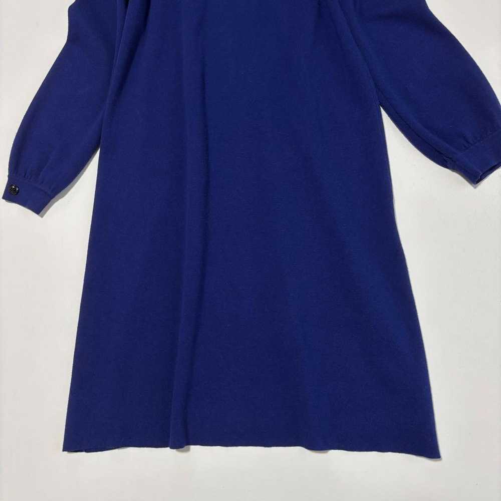 Blue Label Crestbridge Collared Knit Dress Blue S… - image 3