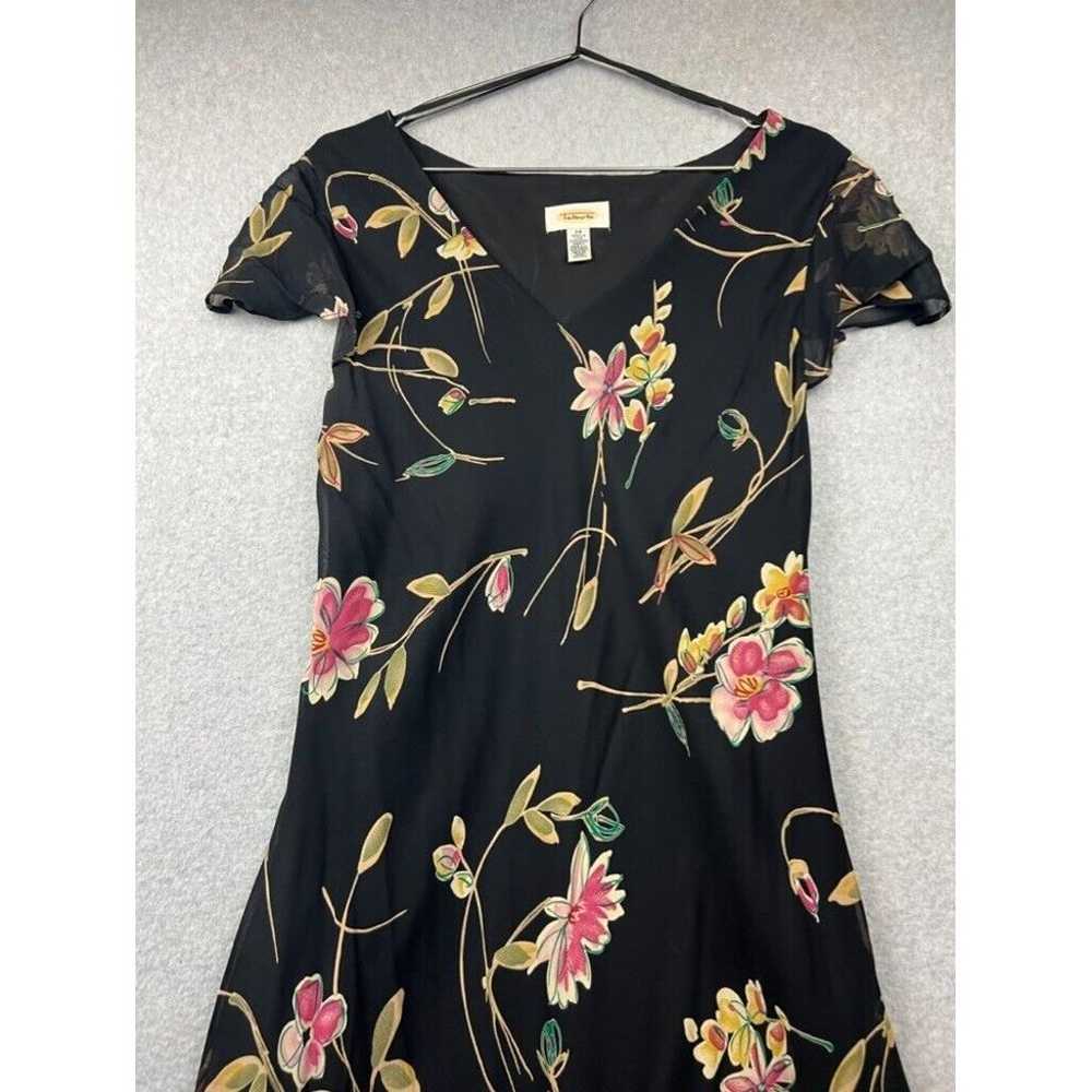 Vintage Talbots Midi Dress Womens 14 Floral Whims… - image 2