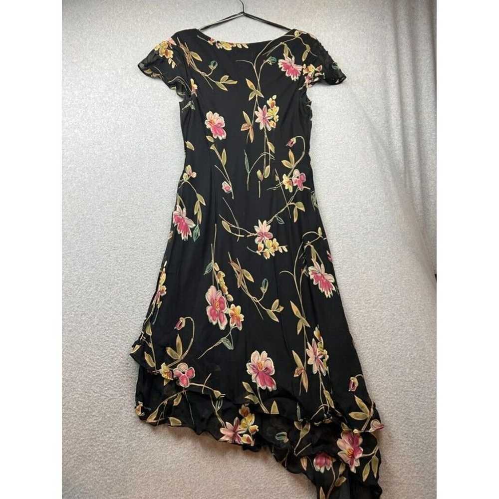 Vintage Talbots Midi Dress Womens 14 Floral Whims… - image 5