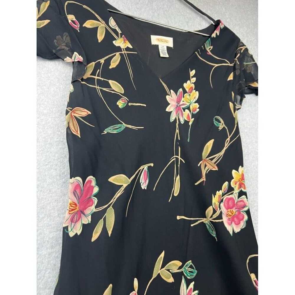 Vintage Talbots Midi Dress Womens 14 Floral Whims… - image 6