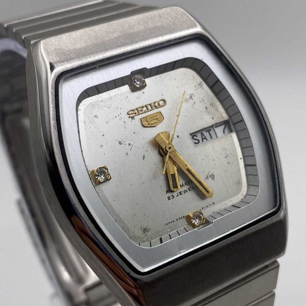 Seiko × Vintage × Watch Seiko 5 Automatic 6349 Vi… - image 5