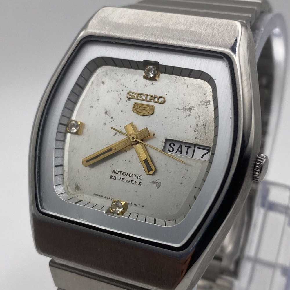 Seiko × Vintage × Watch Seiko 5 Automatic 6349 Vi… - image 6