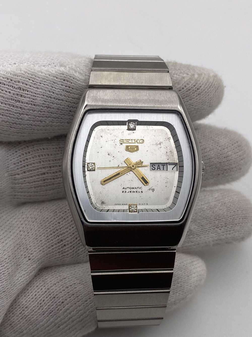 Seiko × Vintage × Watch Seiko 5 Automatic 6349 Vi… - image 7