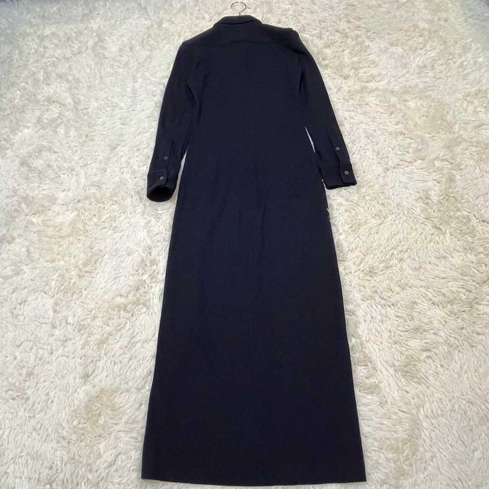 Ralph Lauren Wool Shirt Dress Long Length Maxi Na… - image 6