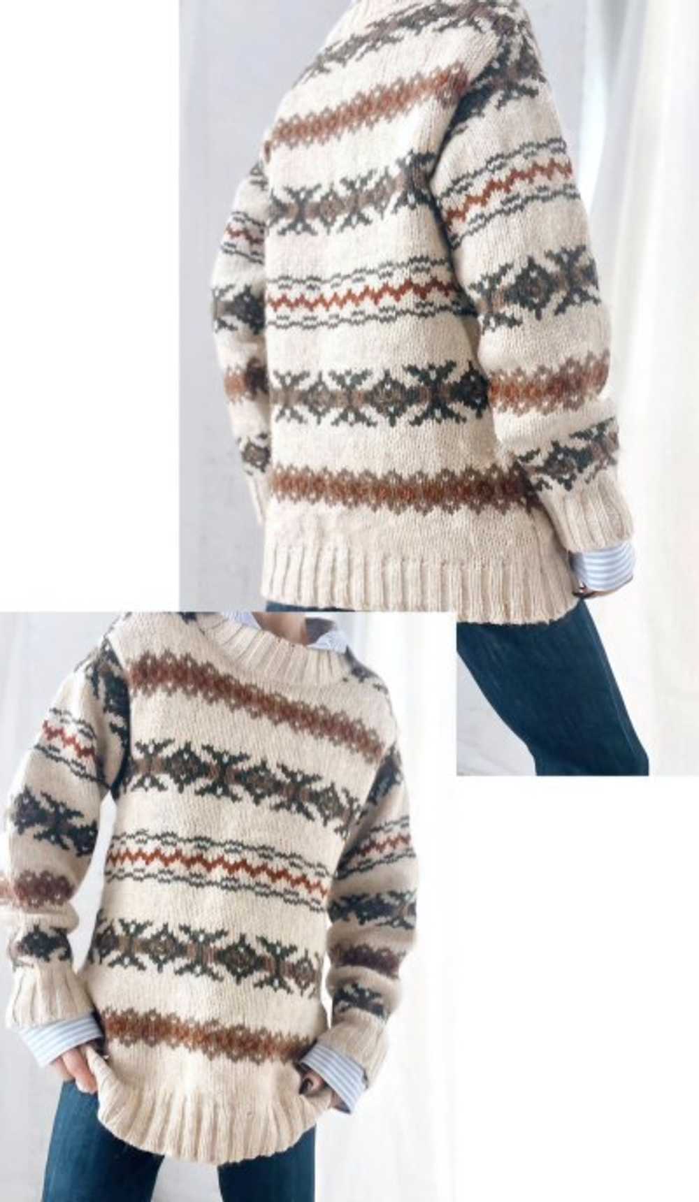 wool knit jumper - image 2