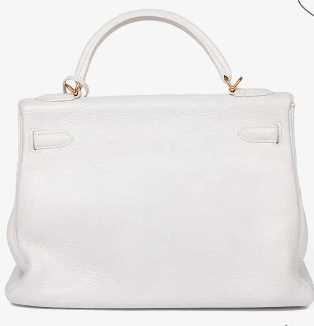 Product Details Hermès Kelly 32cm Retourne in Whi… - image 2