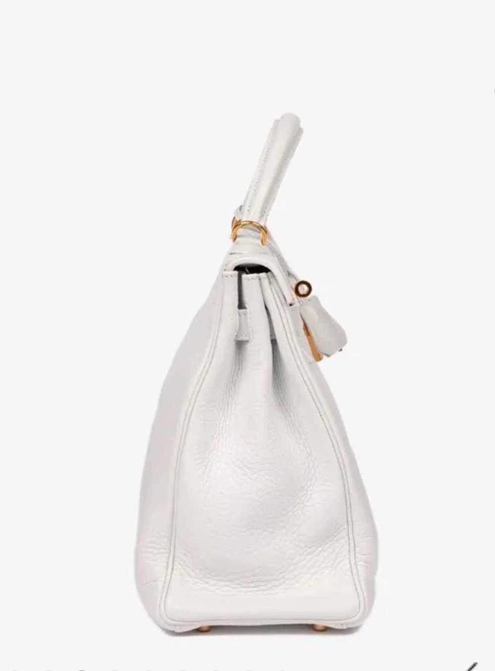 Product Details Hermès Kelly 32cm Retourne in Whi… - image 3