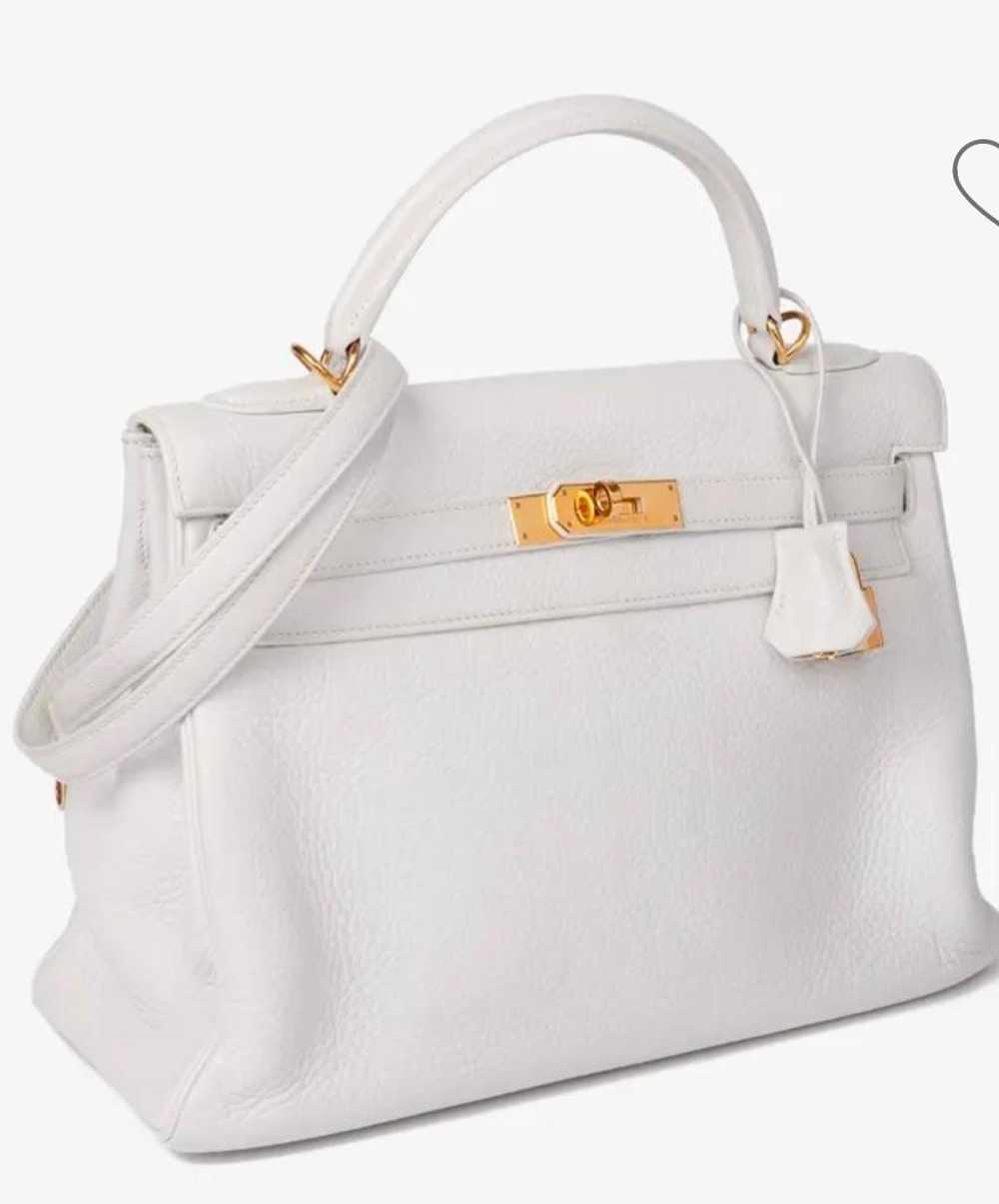 Product Details Hermès Kelly 32cm Retourne in Whi… - image 7