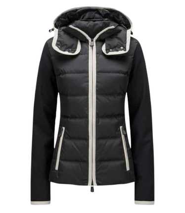 Product Details Moncler Black Grenoble Padded Zip… - image 1