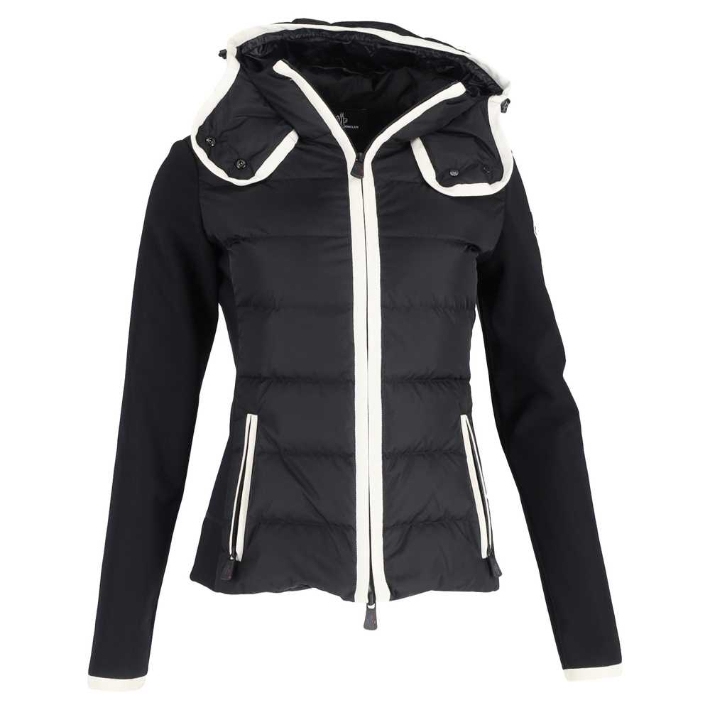 Product Details Moncler Black Grenoble Padded Zip… - image 2