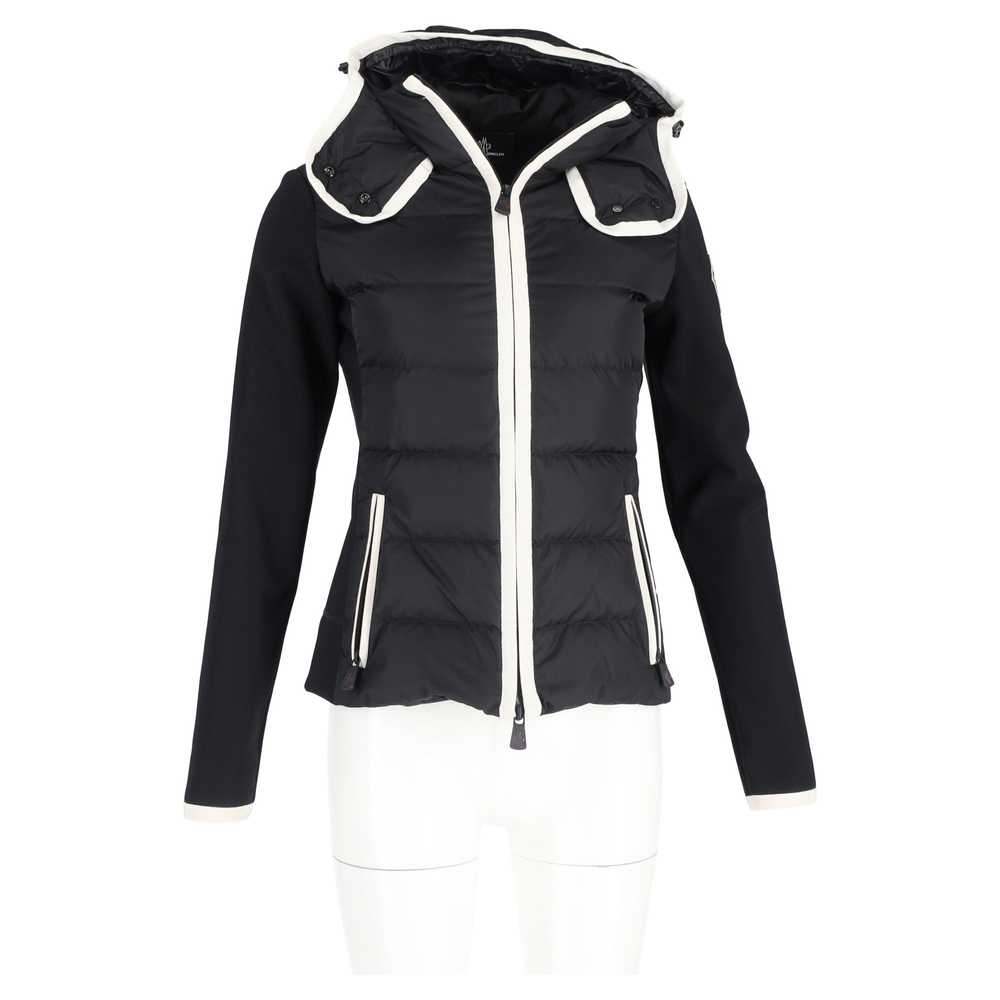 Product Details Moncler Black Grenoble Padded Zip… - image 5