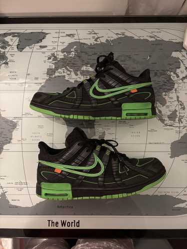 Nike × Off-White NIKE OFF WHITE GREEN RUBBER Air F