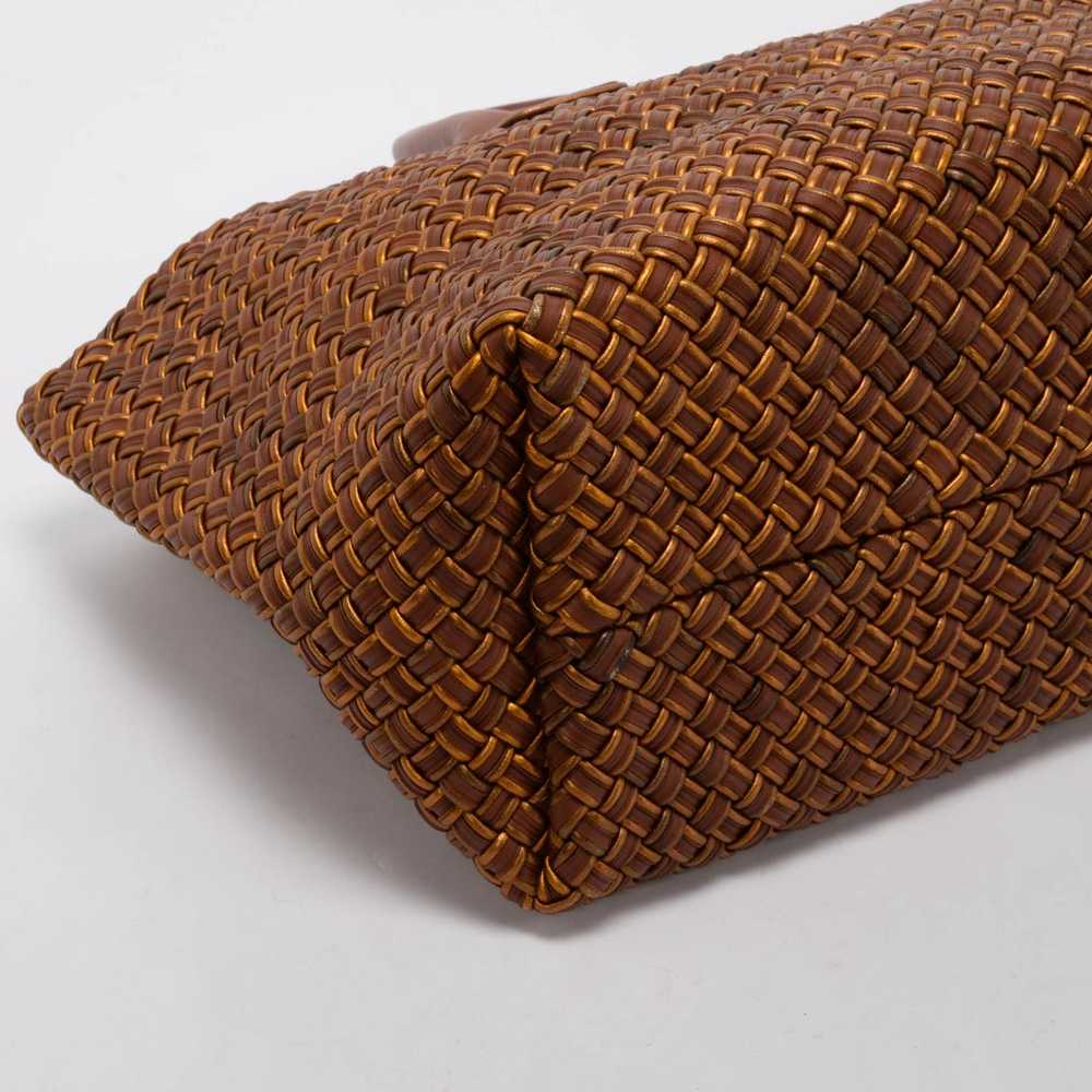 Bottega Veneta Bronze Intrecciato Medium Cabat To… - image 10