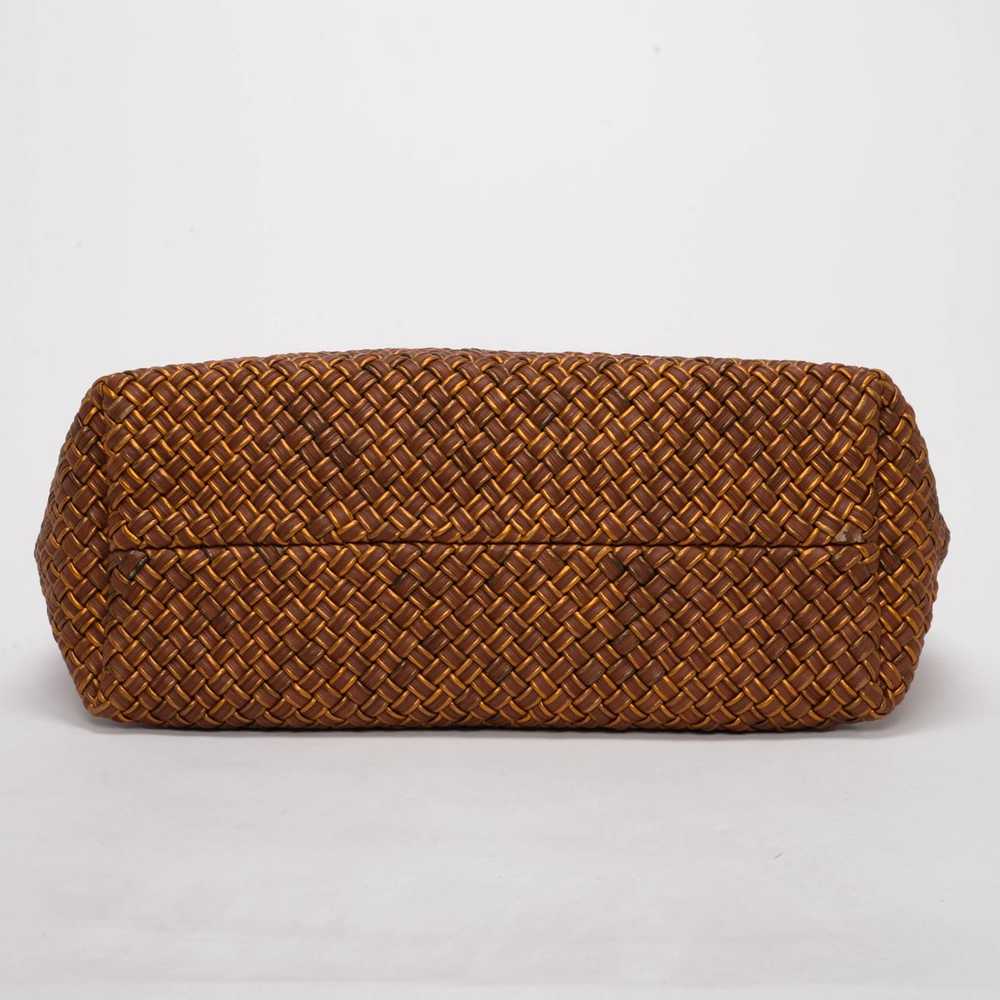 Bottega Veneta Bronze Intrecciato Medium Cabat To… - image 5