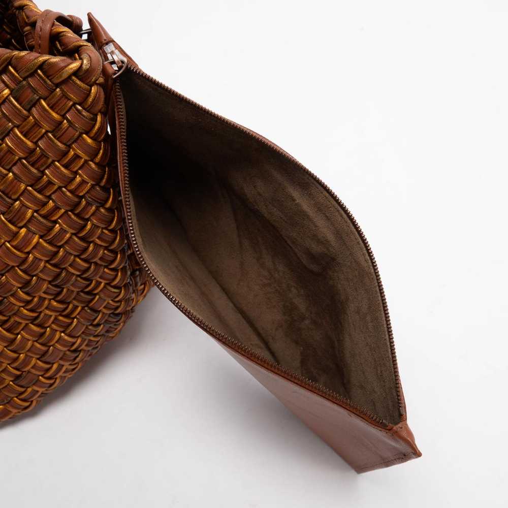 Bottega Veneta Bronze Intrecciato Medium Cabat To… - image 9