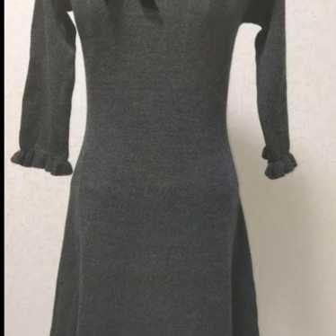 【René】 René Knit Dress Dark Gray