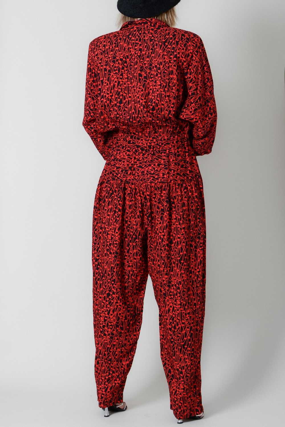 Abstract Nora Noh Harem Pant Jumpsuit - image 3