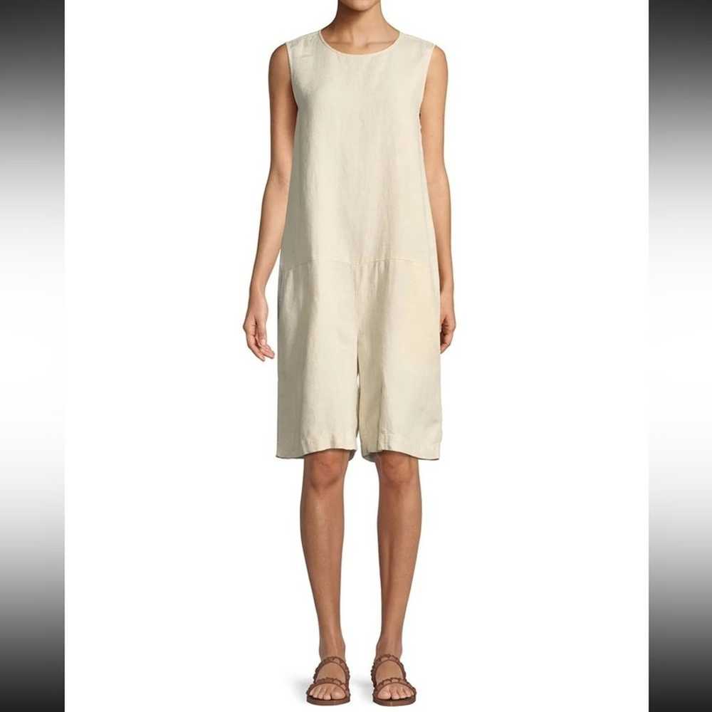 Eileen Fisher Organic Linen Relaxed Romper/Jumpsu… - image 6