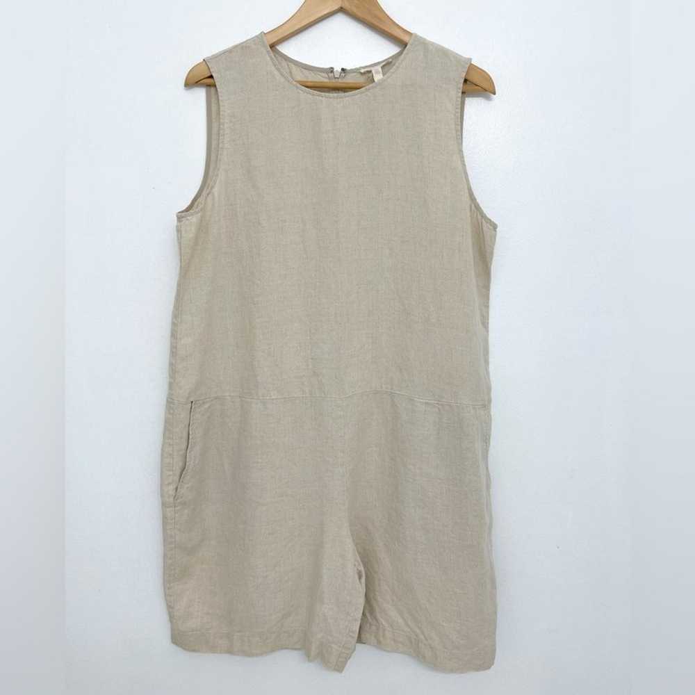 Eileen Fisher Organic Linen Relaxed Romper/Jumpsu… - image 8