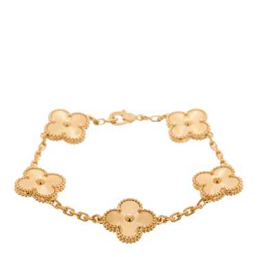 VAN CLEEF & ARPELS 18K Yellow Gold 5 Motifs Guill… - image 1