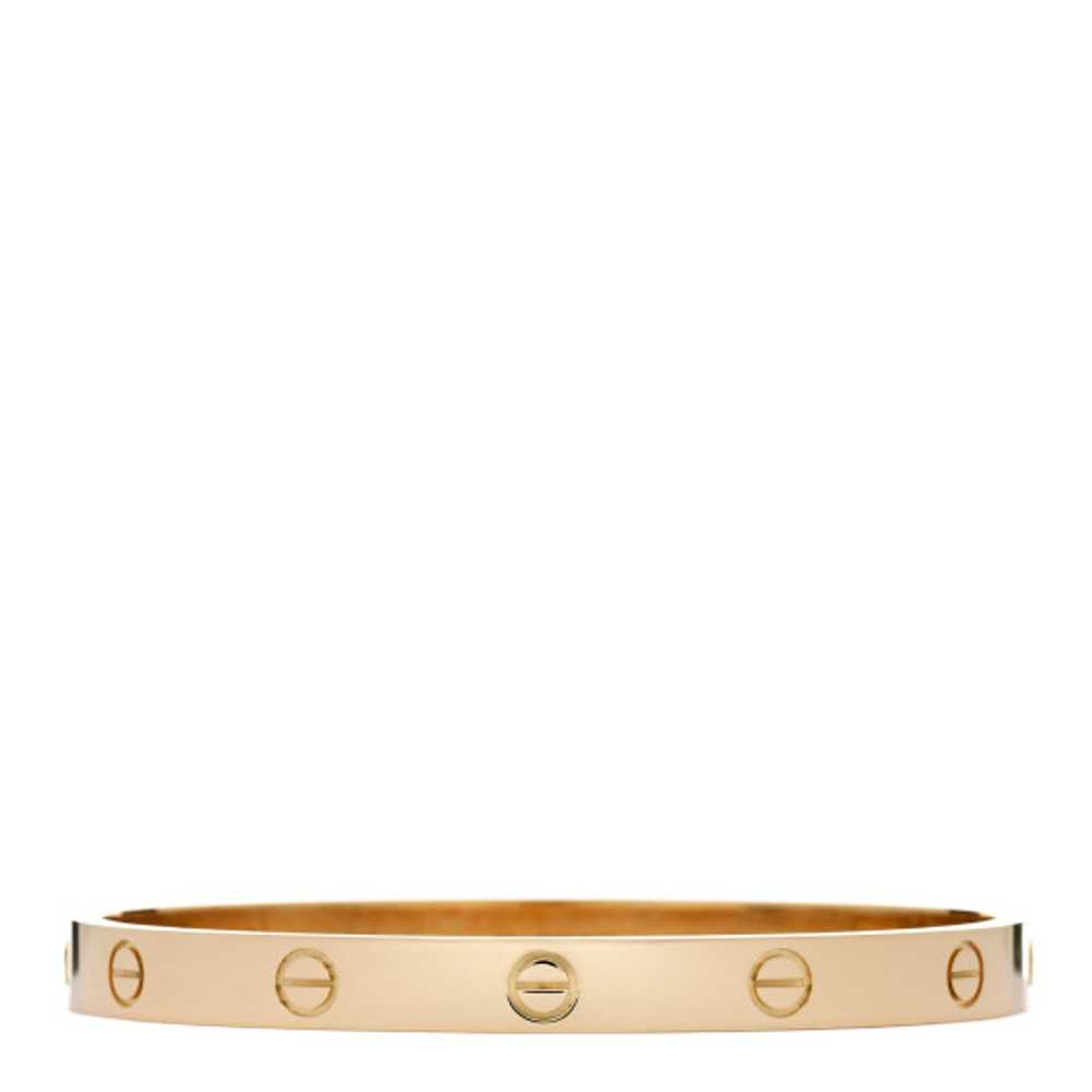 CARTIER 18K Yellow Gold LOVE Bracelet 18 - image 1