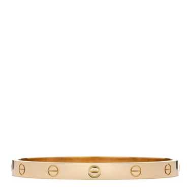 CARTIER 18K Yellow Gold LOVE Bracelet 18 - image 1