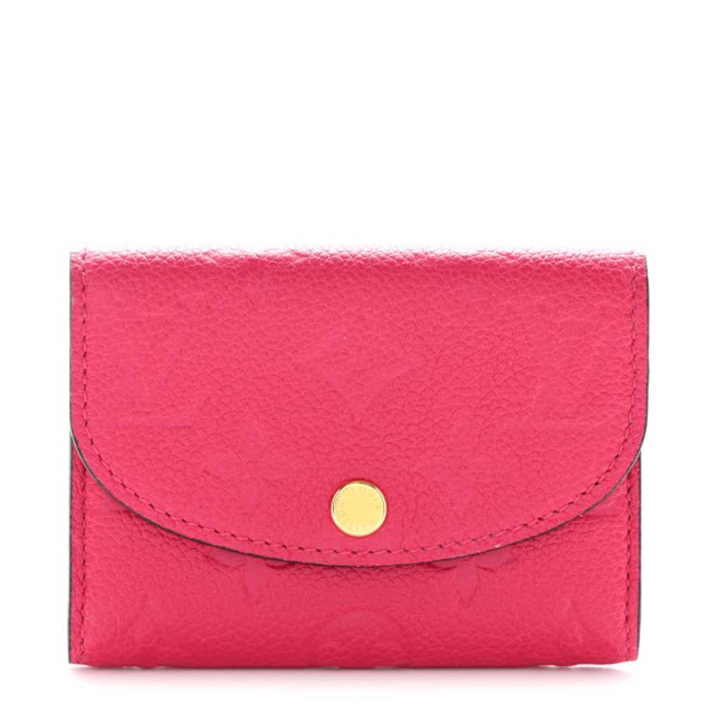 LOUIS VUITTON Empreinte Rosalie Coin Purse Rose P… - image 1