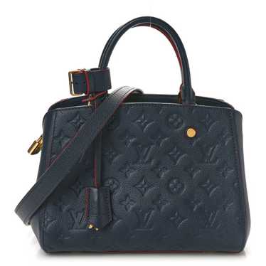 LOUIS VUITTON Empreinte Montaigne BB Marine Rouge - image 1