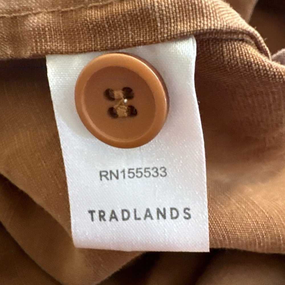 Tradlands Finn Clay Rust Tencel Jumpsuit short sl… - image 9