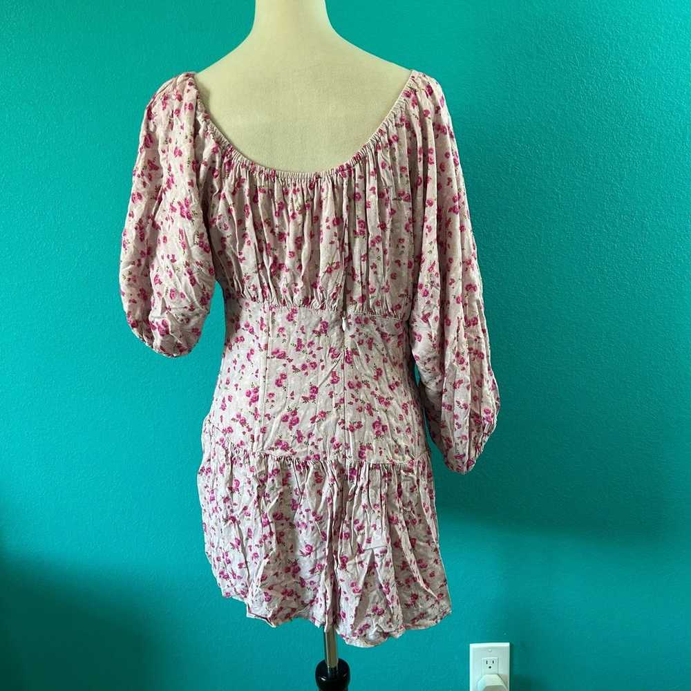 Majorelle Baylee Mini Dress Mauve Ditsy Off One S… - image 4