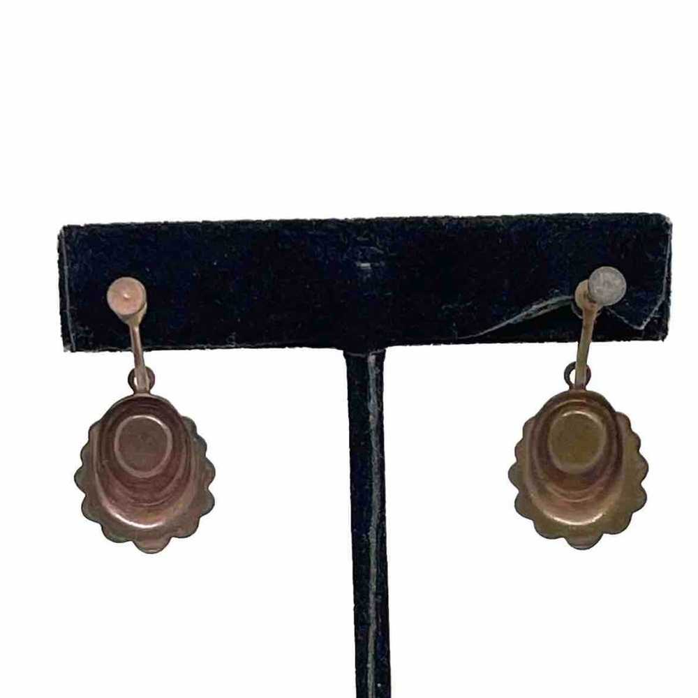 Antique Cameo Dangling Earrings - image 3