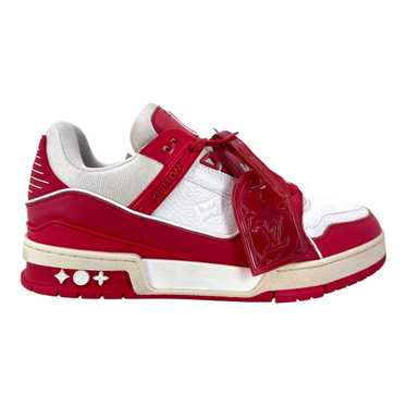 Louis Vuitton LV Trainer Low Red White