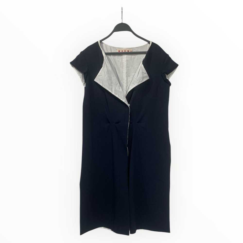 MARNI/Coat/40/Navy/Wool/ - image 1