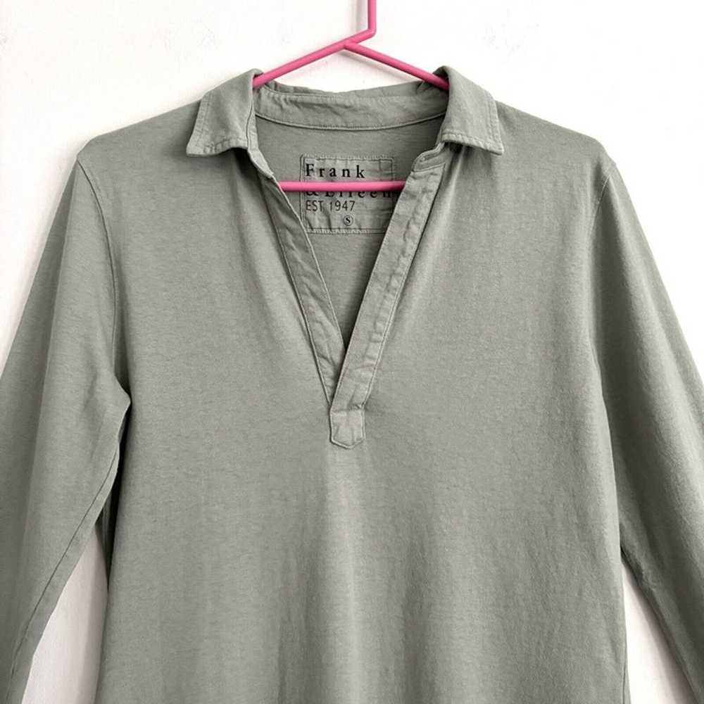 Frank & Eileen Tee Lab Green Nicole Popover Henle… - image 3