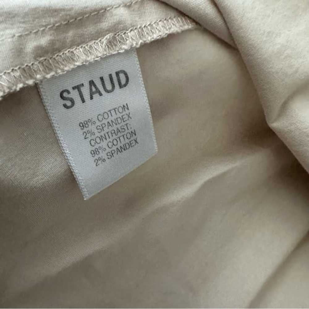 Staud Puff Sleeve Demi Dress Size Large - image 5