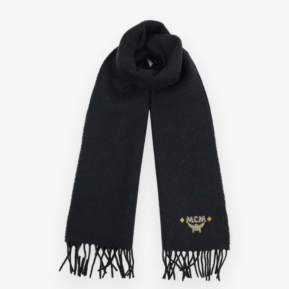 MCM × Vintage Vintage 90s MCM Scarf Muffler Wool … - image 3