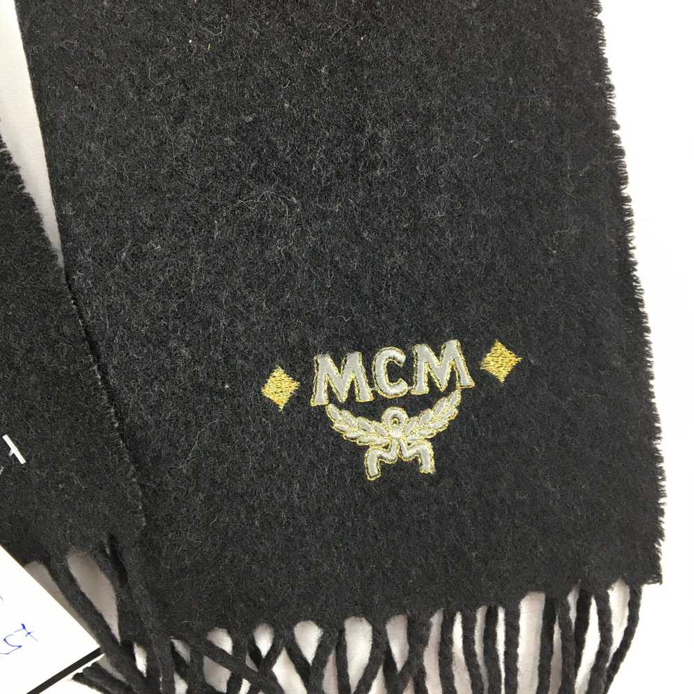 MCM × Vintage Vintage 90s MCM Scarf Muffler Wool … - image 4